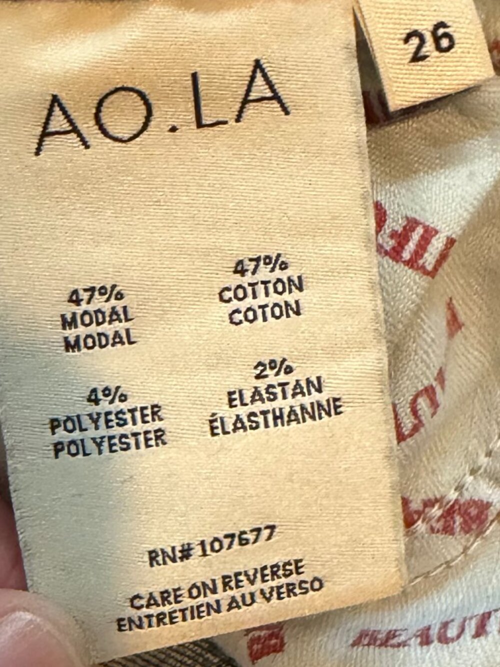 Alice + Olivia Low Rise Bell Bottom Flare Jeans Blue Size 26 - Picture 5 of 6